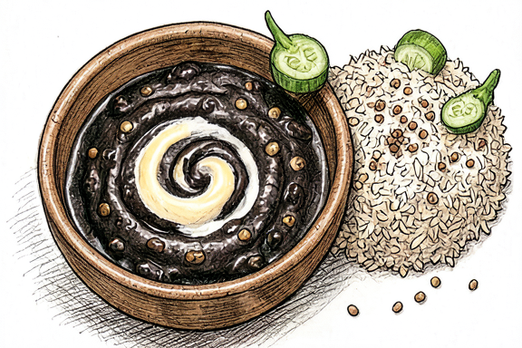Dal Makhani com Arroz Jeera