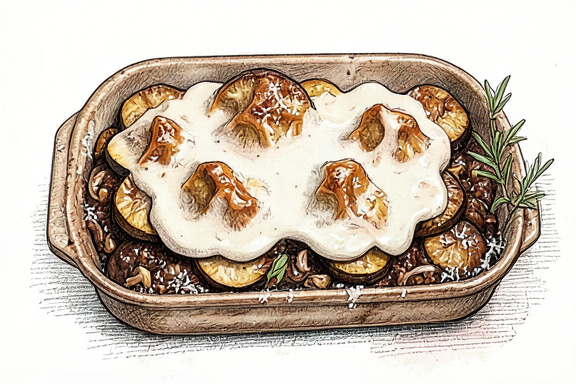 Moussaka Grega com Bechamel