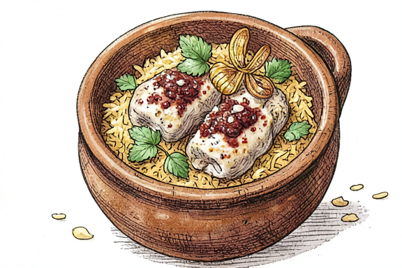 Biryani de Frango à Hyderabad